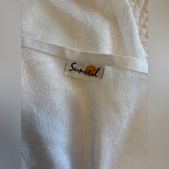 White Mesh Women's Jacket, Mosquito netting clothing, Sun protect, vintage cloth - Picture 7 of 12